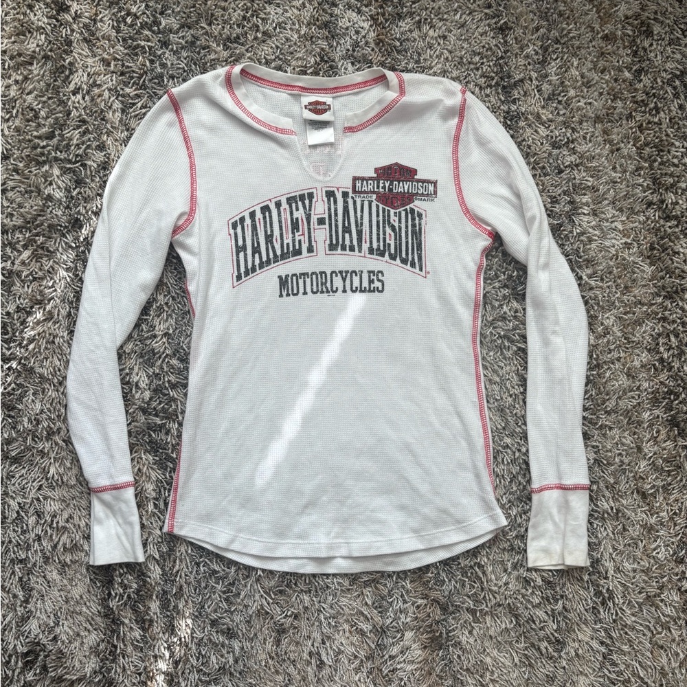 Harley Davidson top.